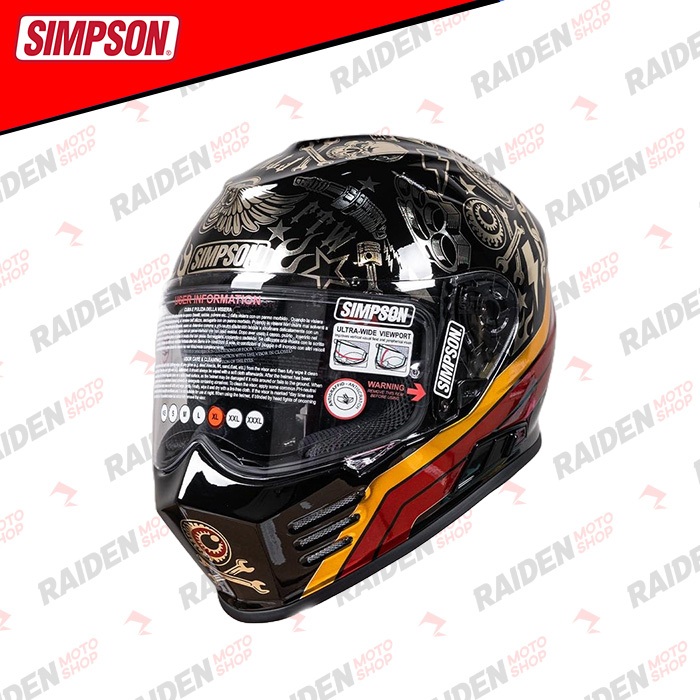Simpson Venom Tattoo Helmet