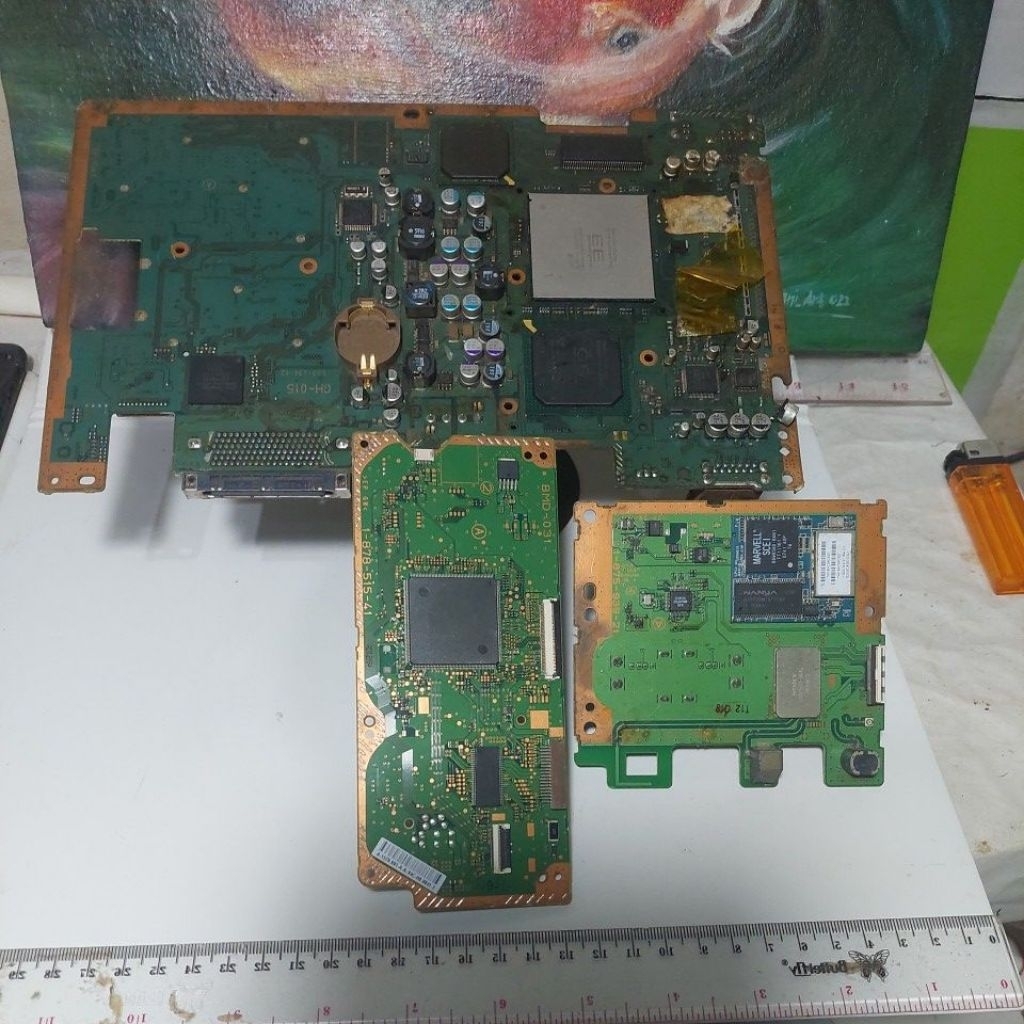 Pcb/Mesin PS2 RUSAK/OFF