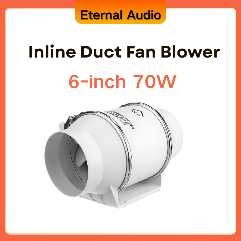 Exhaust Fan Atap Inline Duct Fan Blower Hisap Kipas Angin Buang Diam Ekstraktor Kipas Exhaust Fan Bl