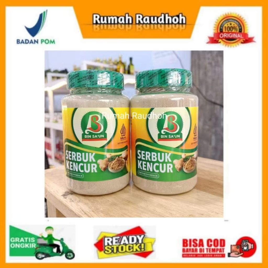 

SERBUK KENCUR BIN SA'UN ISI 120 GRAM