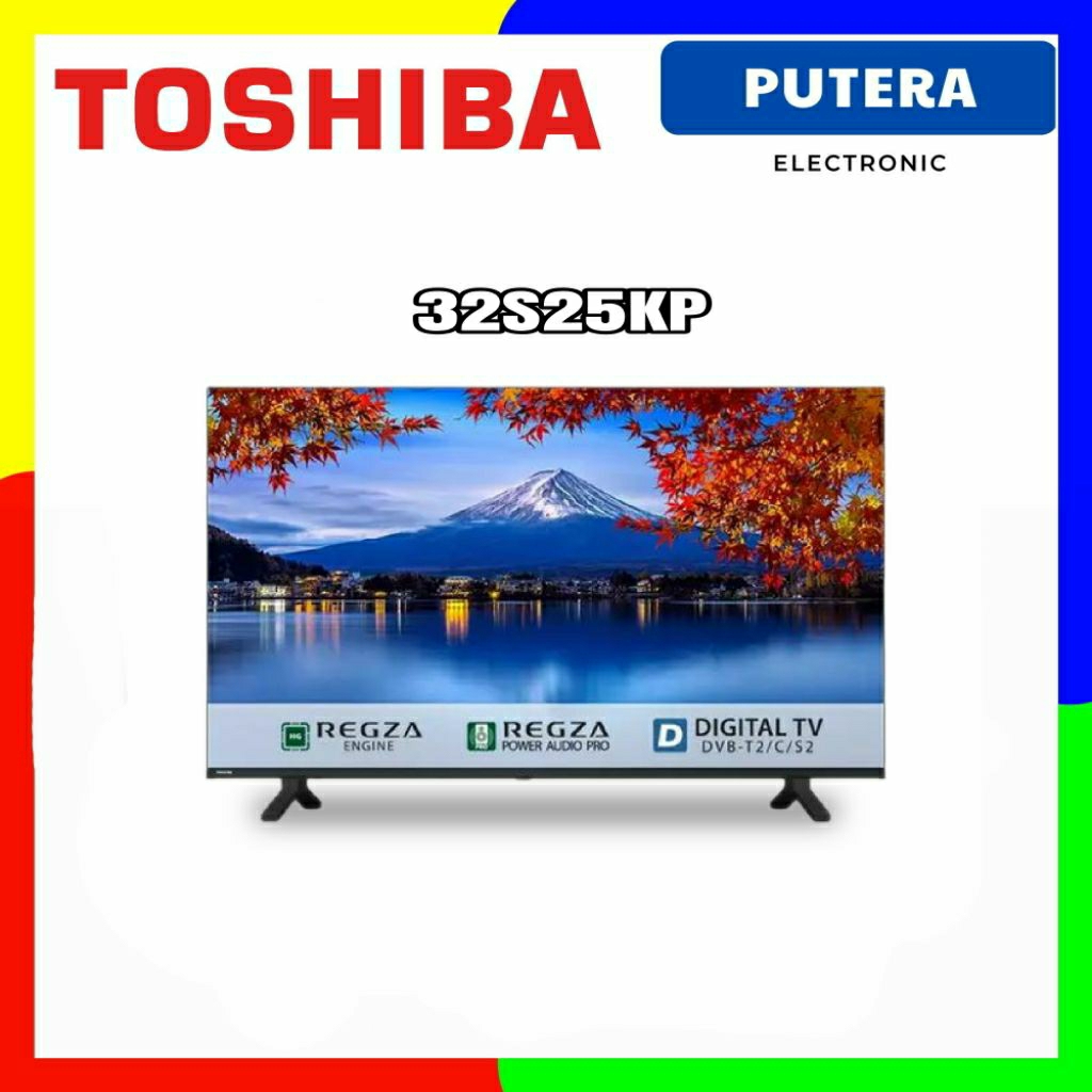 TOSHIBA 32S25KP DIGITAL TV 32 inch HD Ready Regza DVB-2T