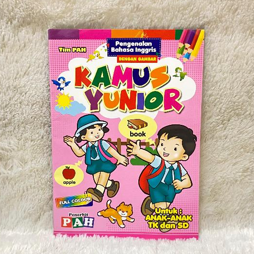 Buku Pengenalan Bahasa Inggris dengan Gambar Kamus Yunior - Persiapan Masuk Sd - BKA