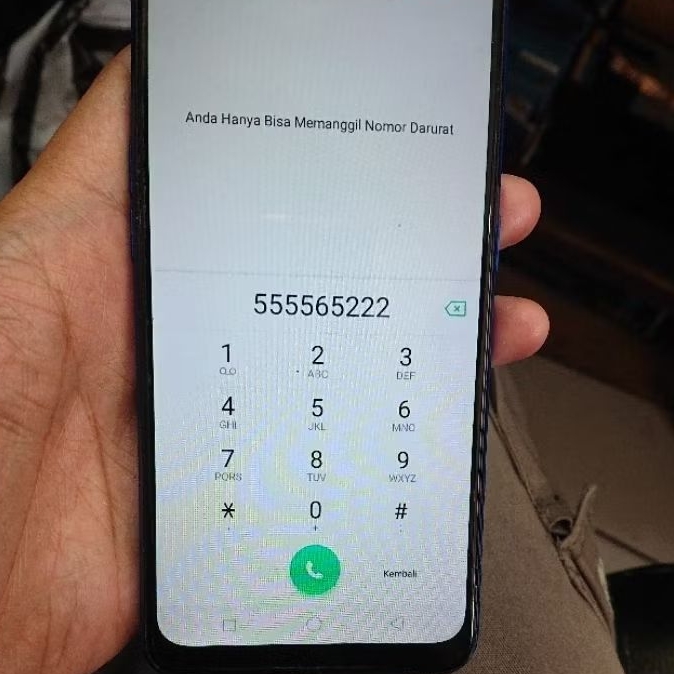 lcd oppo a5s ori cabutan