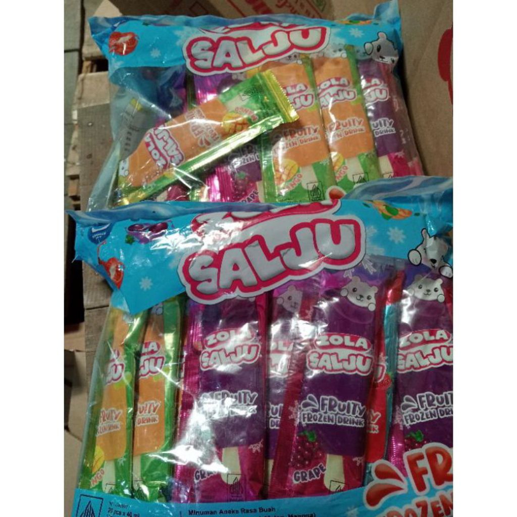 

Puding Zola Salju Fruity Frozen Drink Isi 20pcs