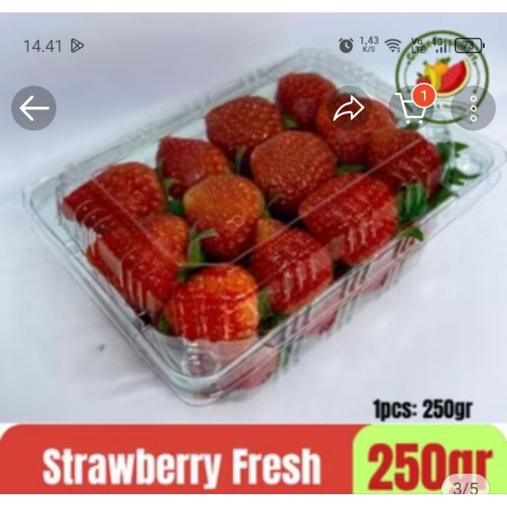 

strawbery organik grade A