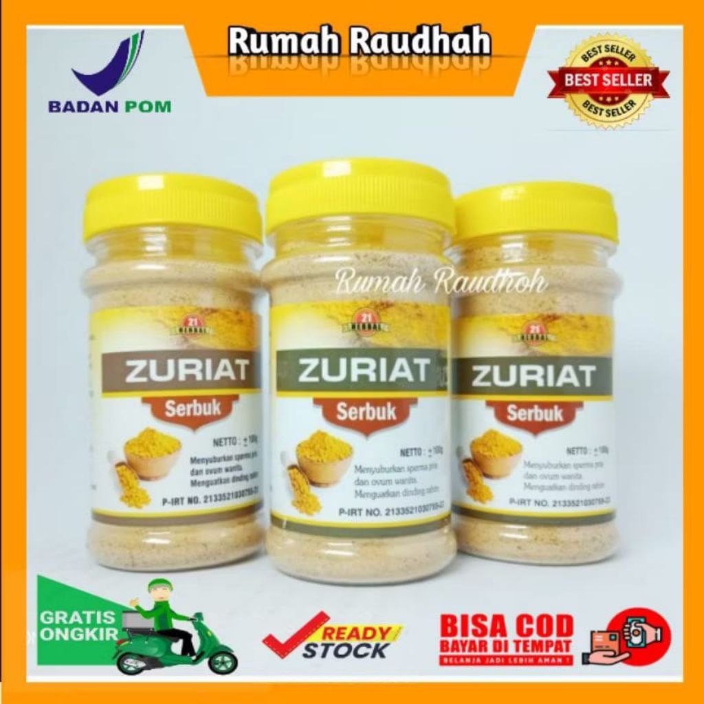 

SERBUK ZURIAT ORIGINAL ISI 100 GRAM