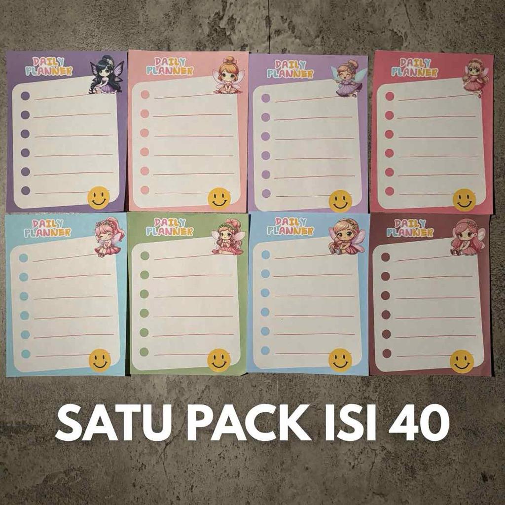 

[SATU PACK ISI 40 PCS] memo note, kertas memo catatan kecil
