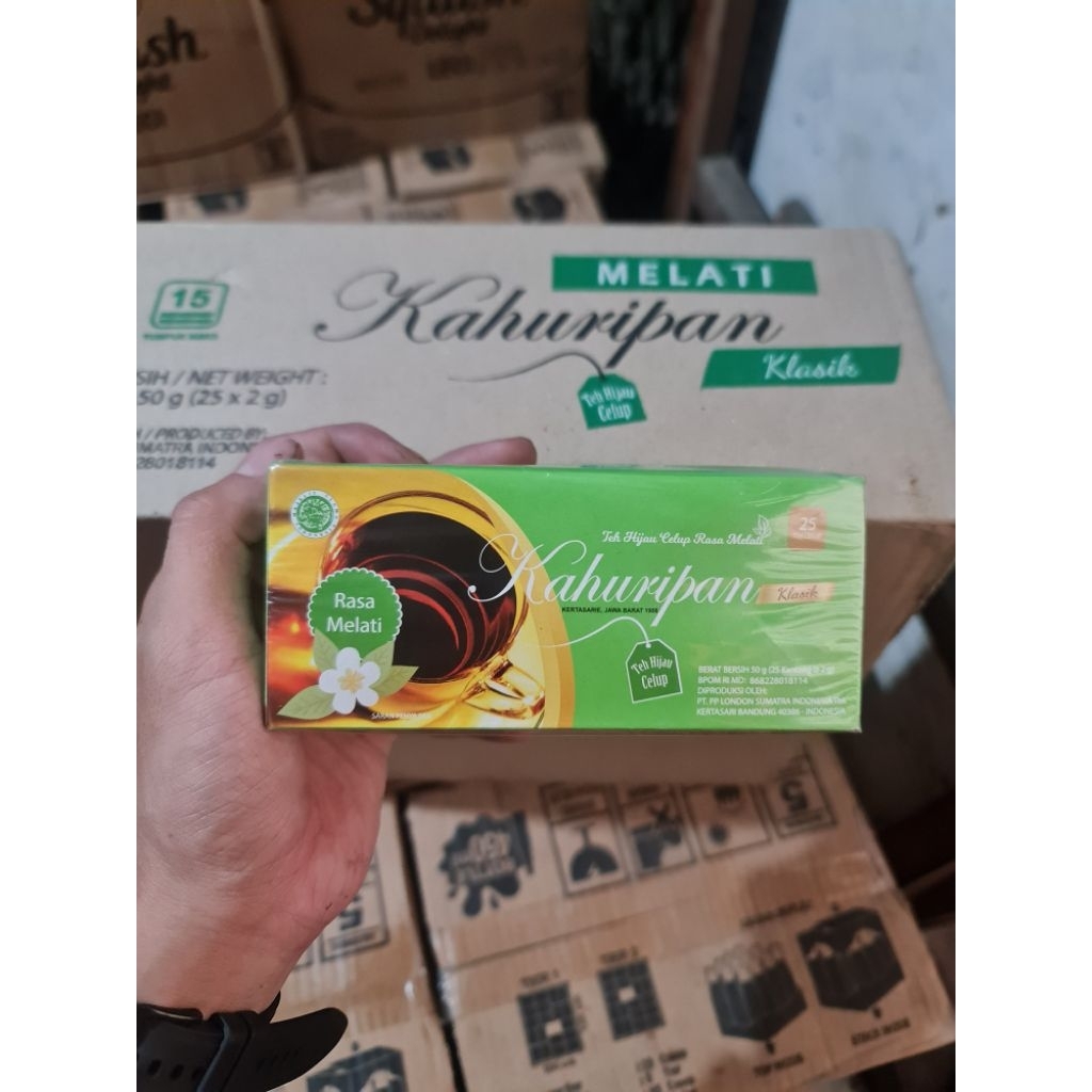 

Teh Celup Kahuripan Melati 1kotak isi 25 bags tea