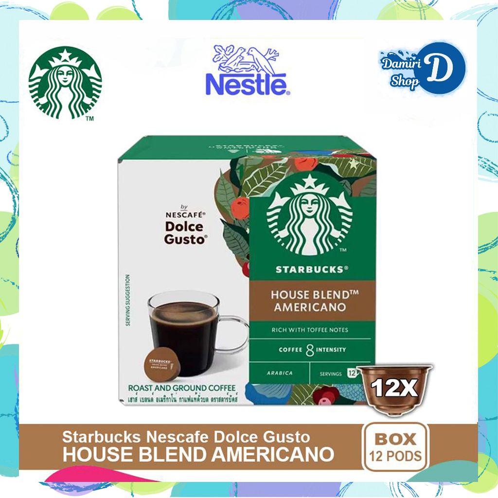 

Starbucks House Blend Americano Box / Capsule Starbucks House Blend Americano by Nescafe Dolce Gusto Coffee