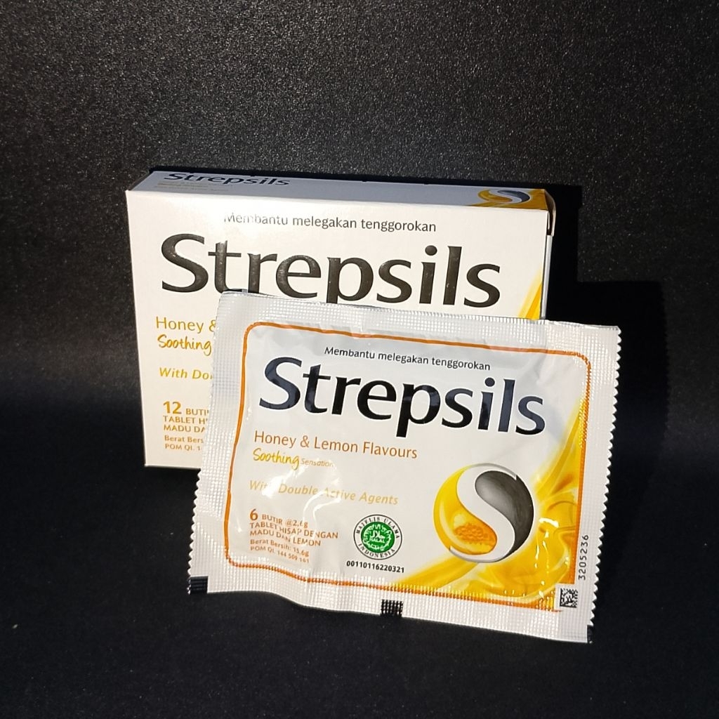 

Strepsils Honey & Lemon Flavours-Isi 12'Tablet