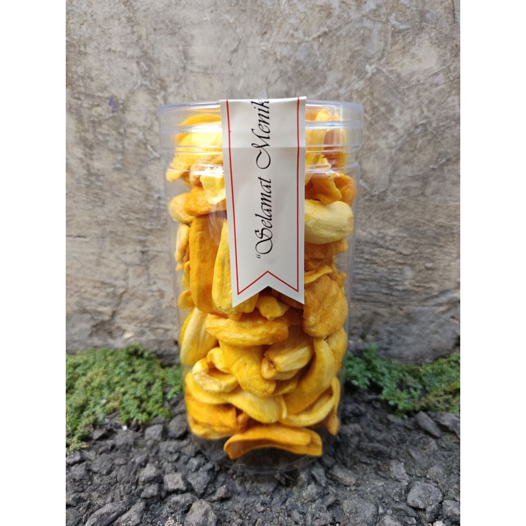 

Keripik Buah Khas dan Asli Malang Keripik Nangka Apel Salak kualitas Super Premium Grade A Kemasan Toples 1000Ml