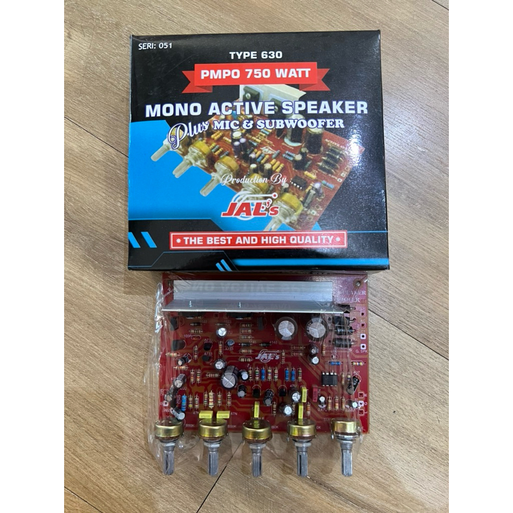 Rakitan Mono Aktiv Speaker Mic Subwoofer / Rakitan Mono Aktif Speaker Mic + Subwoofer