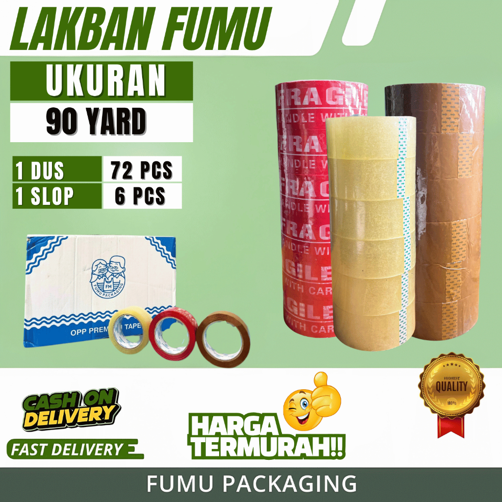 

Lakban fragile Jangan Di Banting 90yard