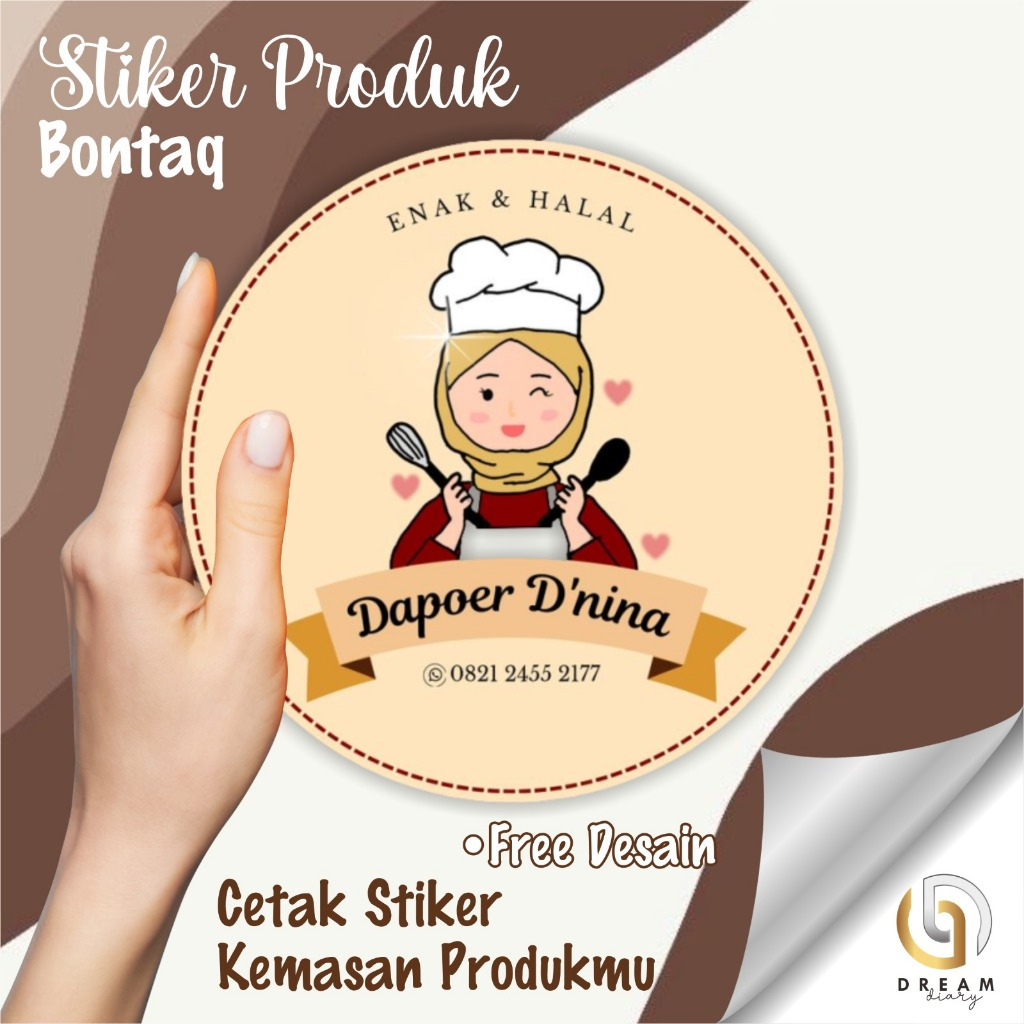 

CETAK STICKER LABEL PRODUK MAKANAN - LABEL STIKER PRODUK MINUMAN CUSTOM GLOSSY