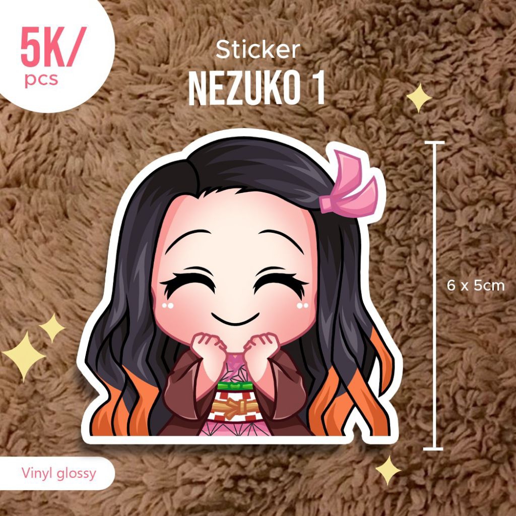 

Stiker nezuko kamado anime kimetsu no yaiba anti air