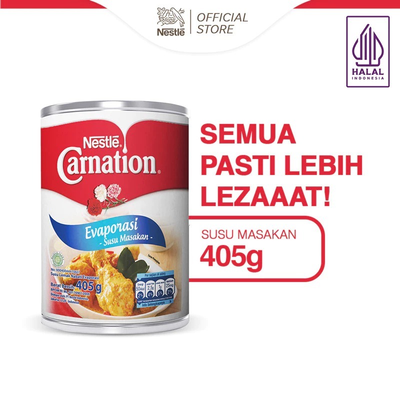 

CARNATION KKM 405 GR | SUSU EVAPORASI 405 GR