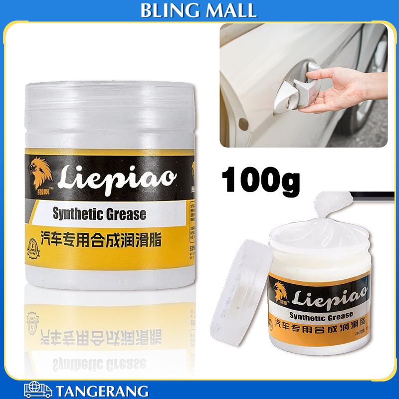 100G Grease Pintu Mobil Multifungsi Grease Engsel Mobil Warna Putih Untuk Pelumas Engsel Pintu Rel S