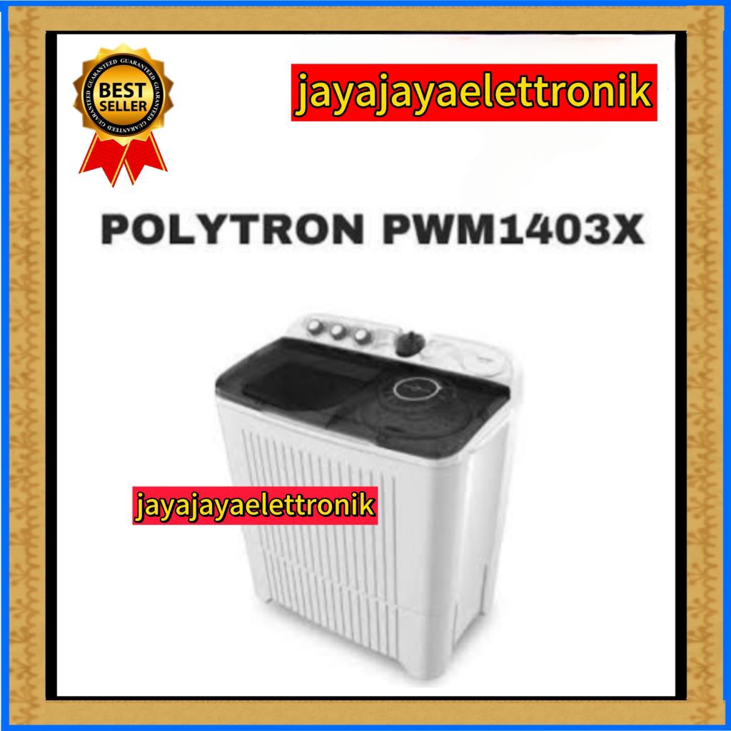 MESIN CUCI POLYTRON PWM 1403 / MESIN CUCI POLYTRON 2 TABUNG 14KG / MESIN CUCI POLYTRON1403X