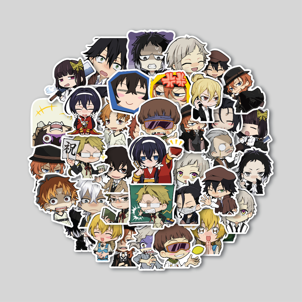 

STICKER PACK BUNGO STRAY DOGS | STICKER TUMBLR | STIKER LAPTOP KOPER HELM