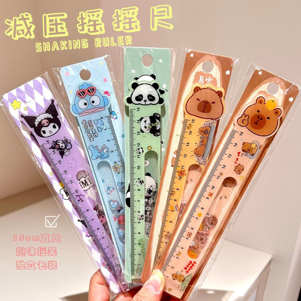 

Penggaris Lucu Karakter 15cm – Shaking Ruler / Penggaris Goyang Imut