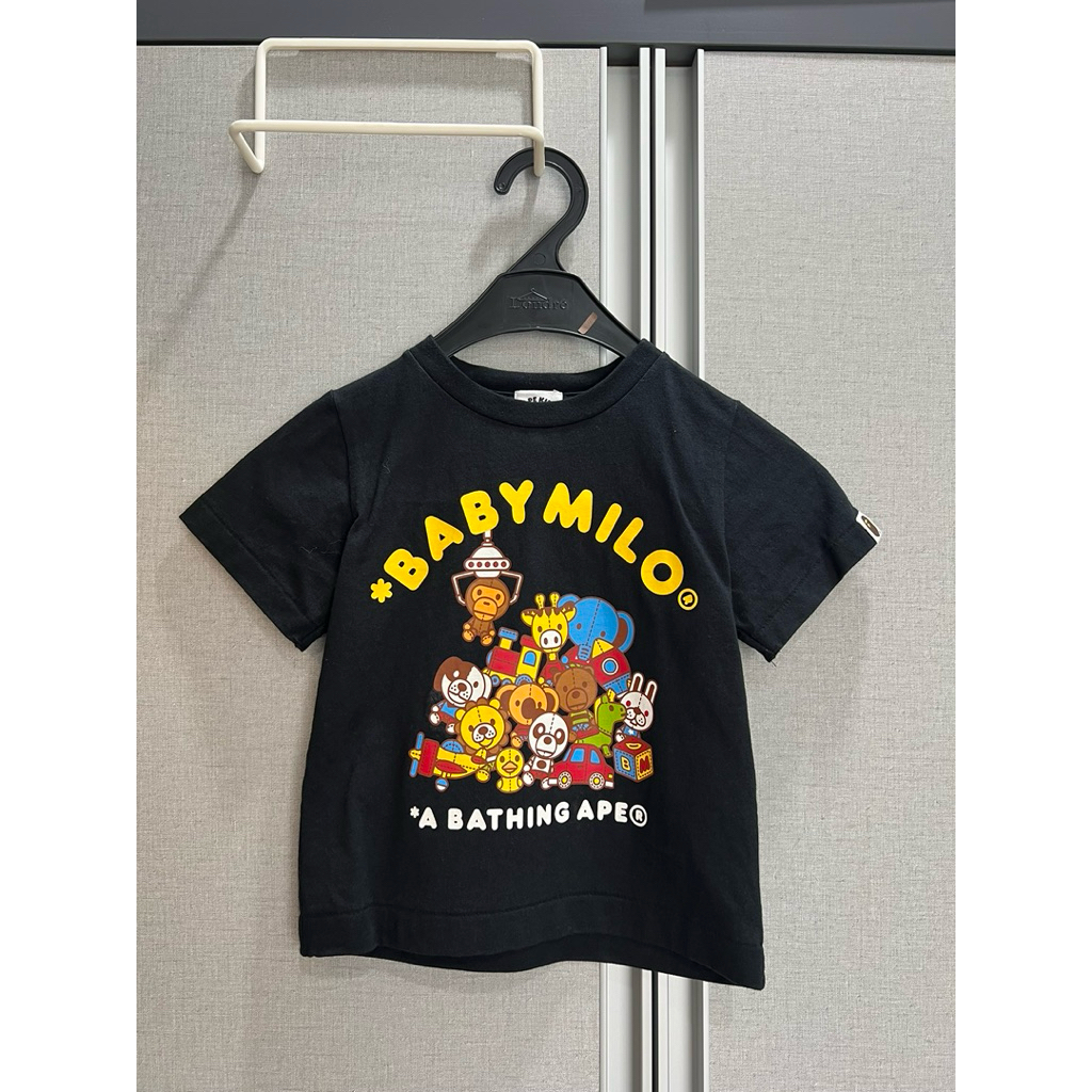 PRELOVED - BAPE - BABY MILO - A BATHING APE - Kaos Anak Baju Anak