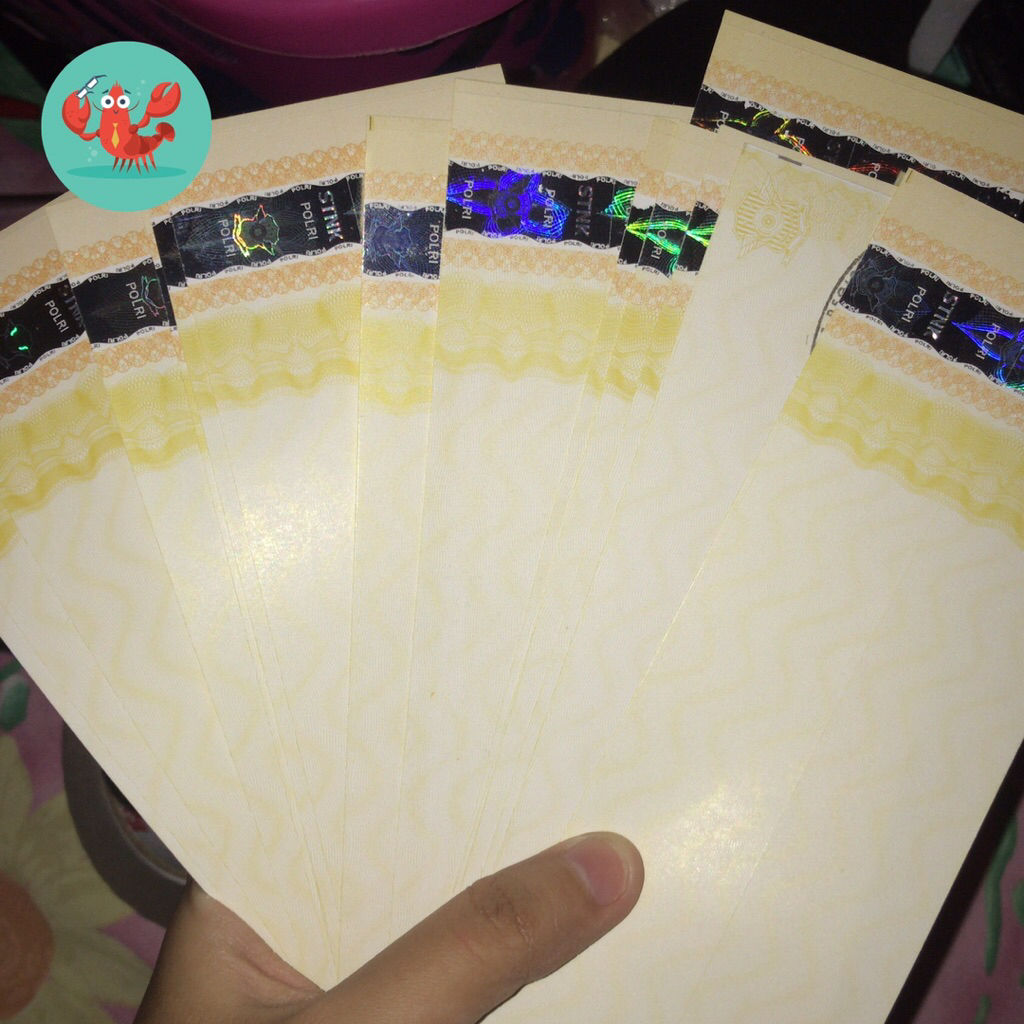 

Stiker Kertas Gesek Ori