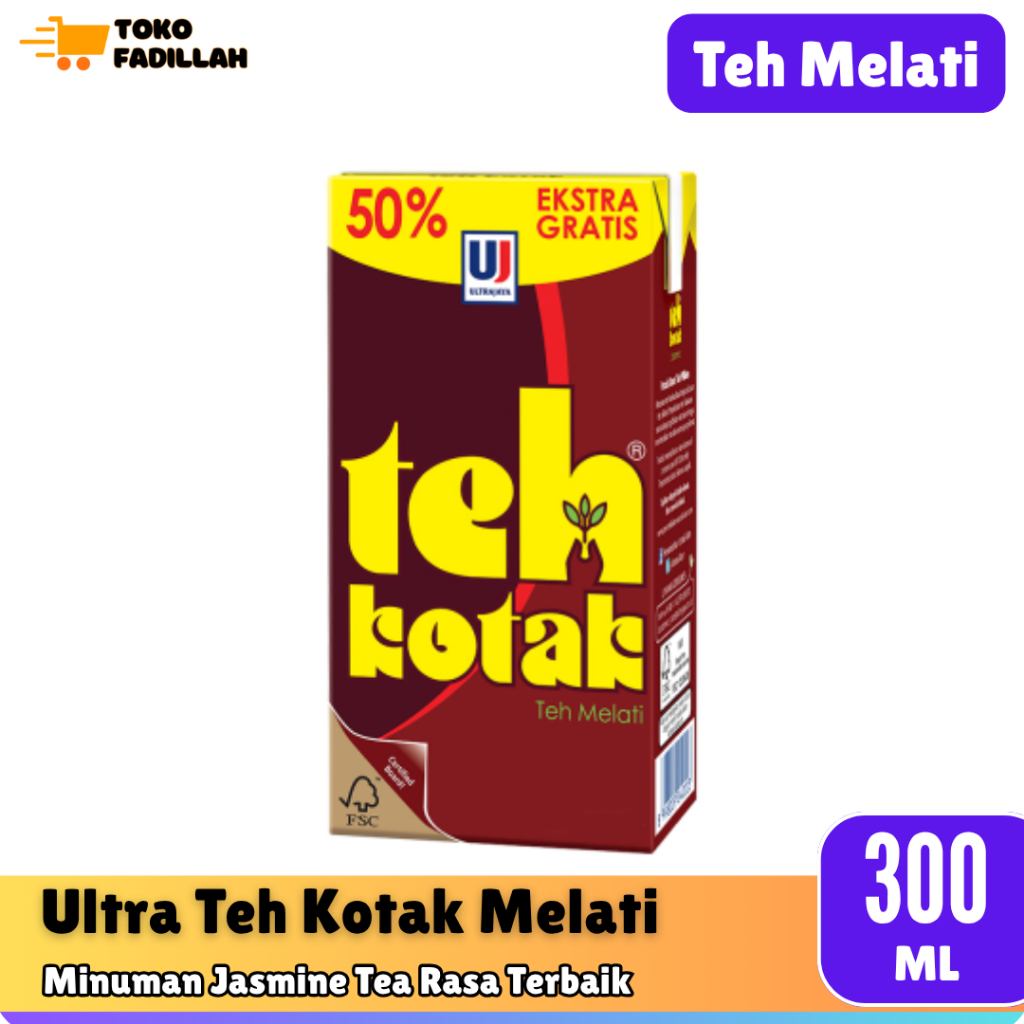 

Ultra Teh Kotak Melati (Jasmine Tea) 300 ml