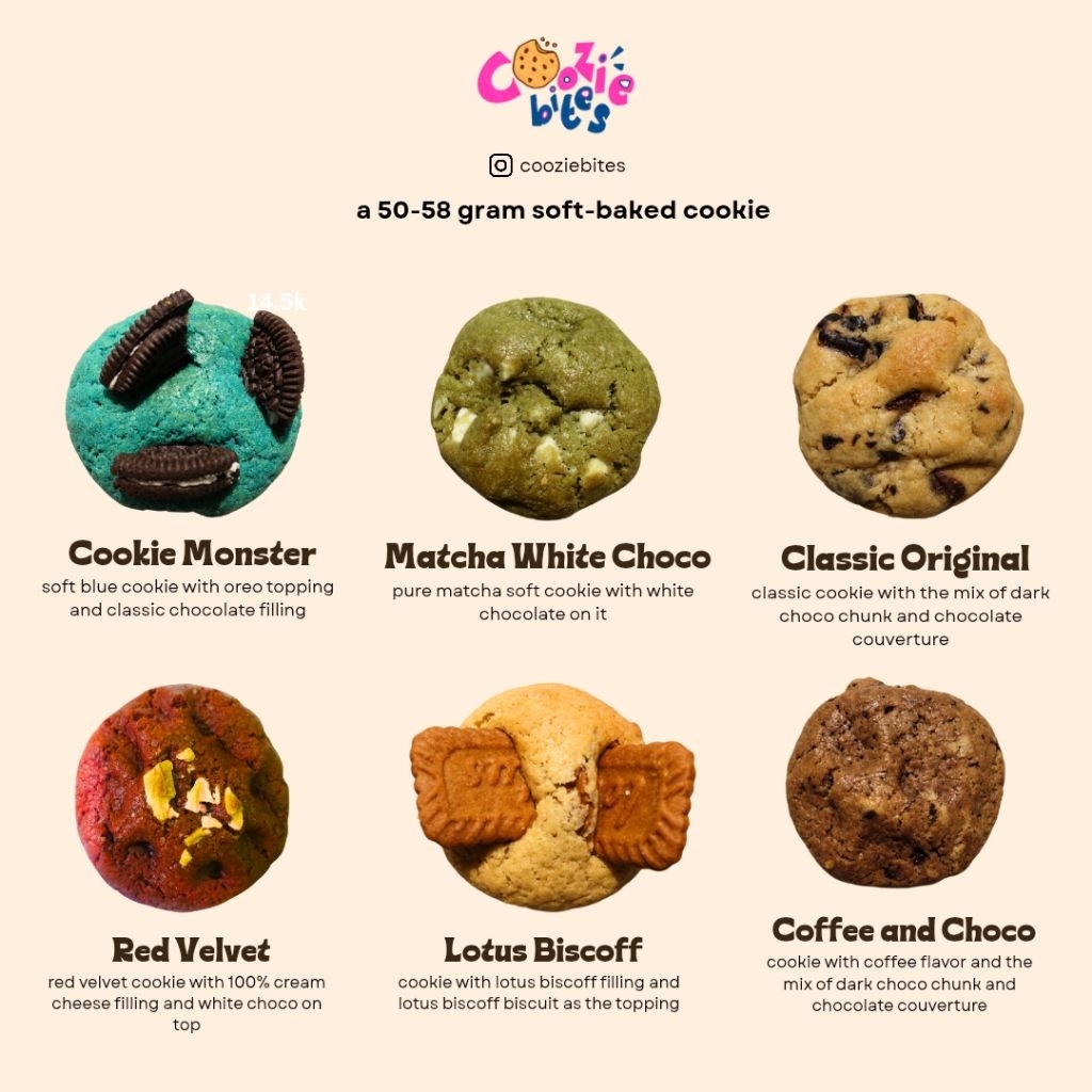 

Soft Cookie (Made with 100% butter)