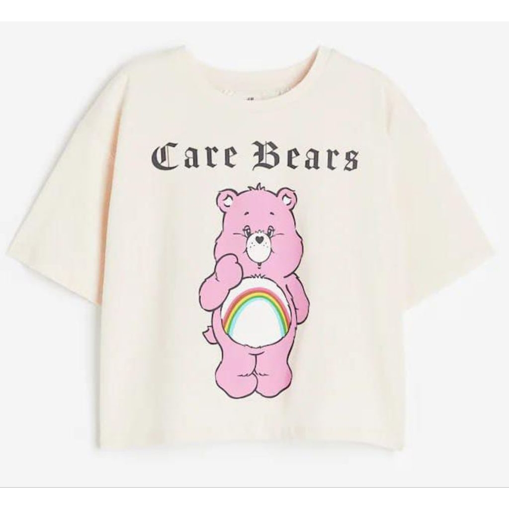 H&M Care Bears Girl's Oversized Printed T-Shirt Original