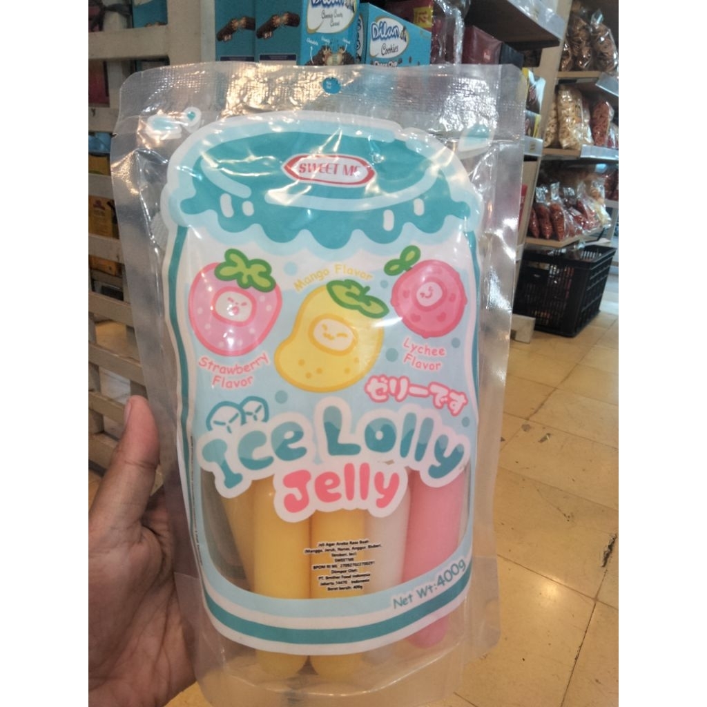 

ice jelly lolly 400gr/jelly 3 rasa