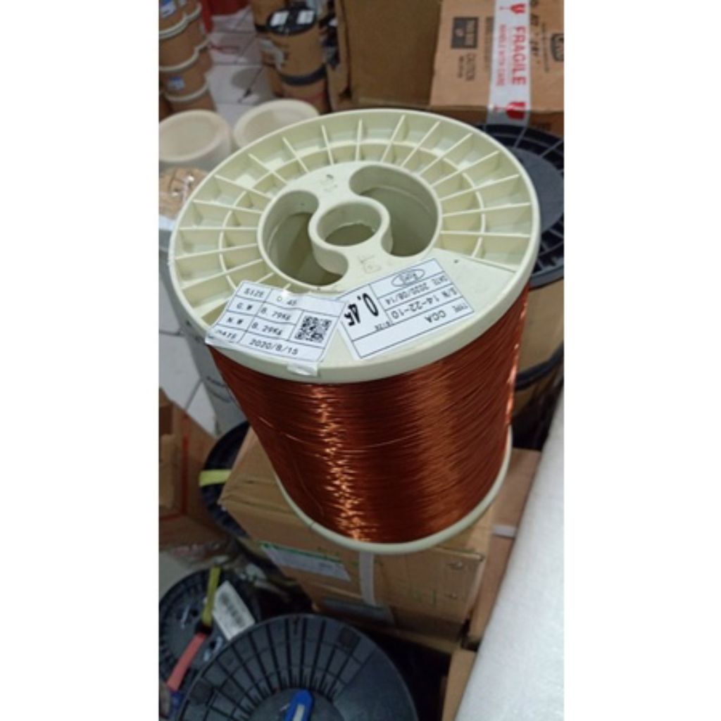 Kawat tembaga EMAIL Supreme 0,40 mm enamel wire cooper gulung dinamo