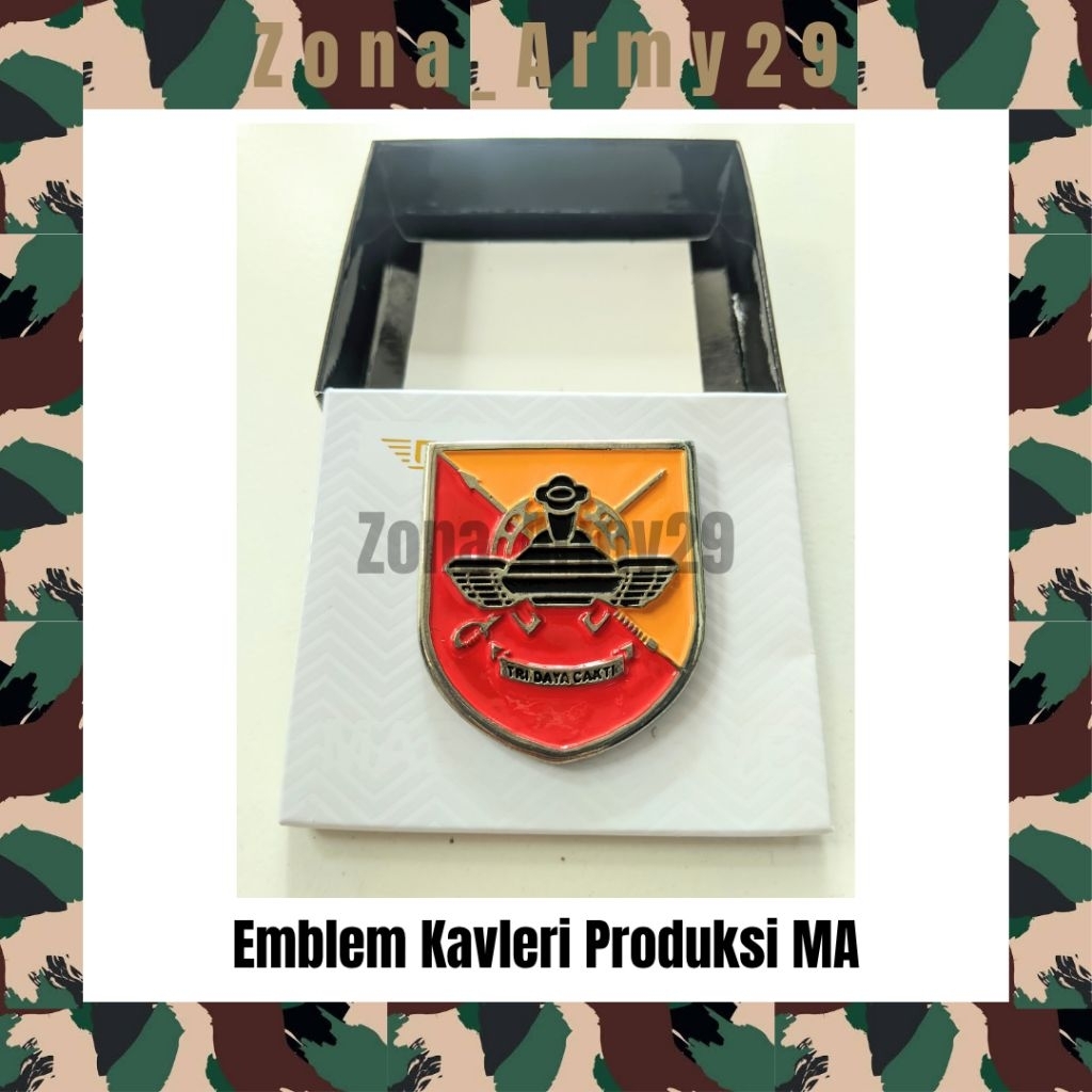 Emblem Baret Hitam/Emblem Kavaleri TNI AD Produksi | Emblem Baret Hitam | Emblem Kavaleri | TNI AD