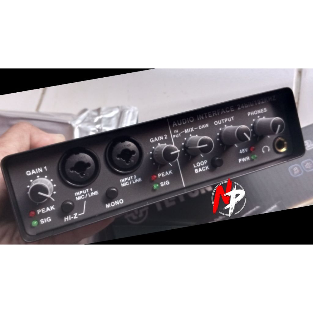 soundcard Teyun q24 profesional audio interface