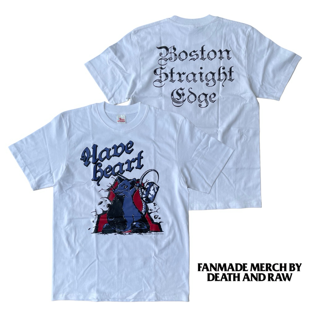 Kaos band HAVE HEART - Rat white tee (FANMADE)