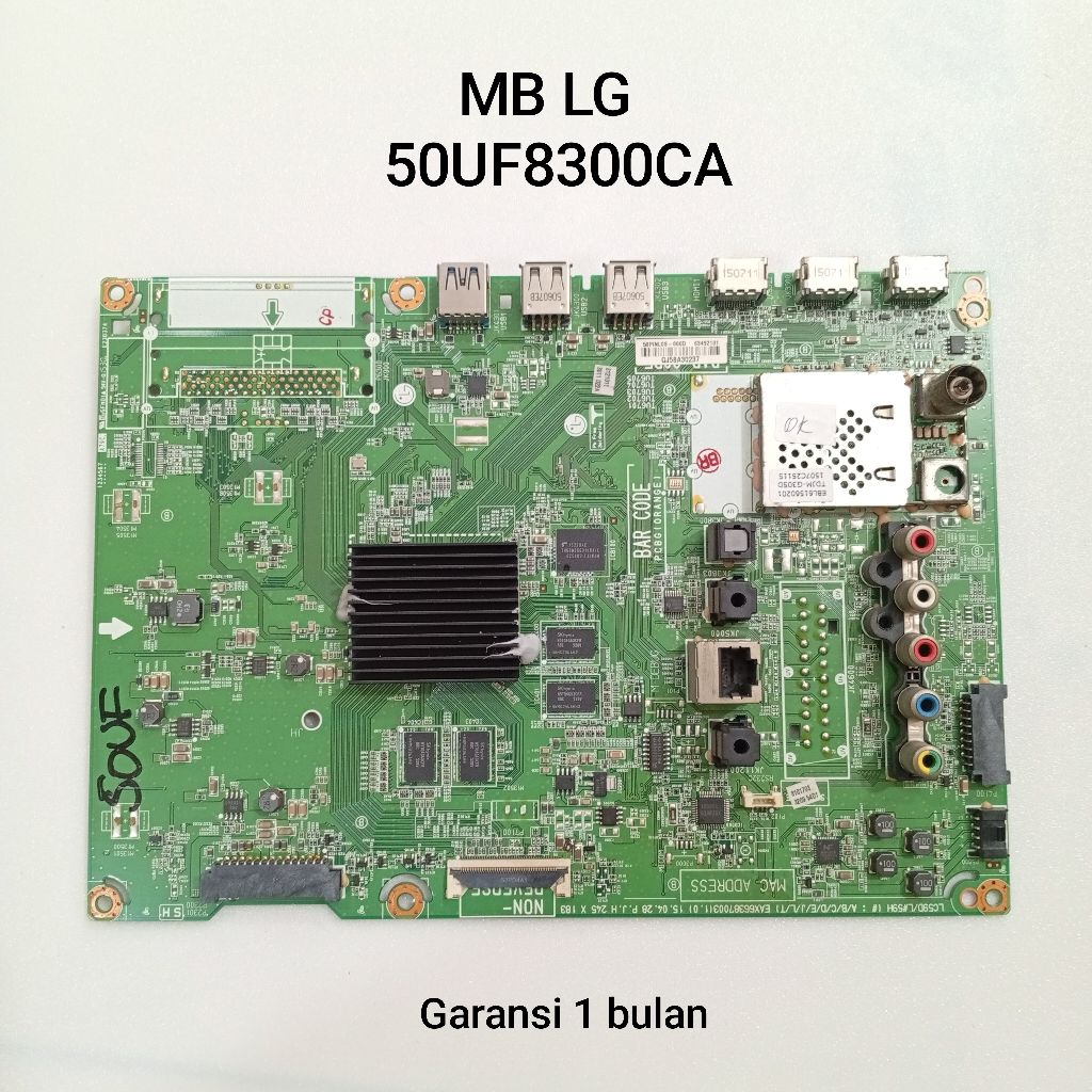 MAINBOARD TV LG 50UF8300CA - MOTHERBOARD - MB - MOBO - modul - mesin TV led lg