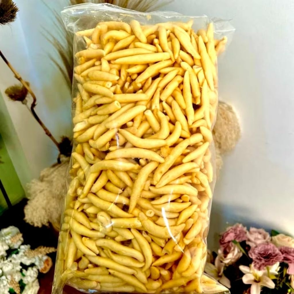 

KODE 1;TELOR GABUS/TELOR GABUS KEJU ASIN /TELOR GABUS RENYAH STICK 350GRM
