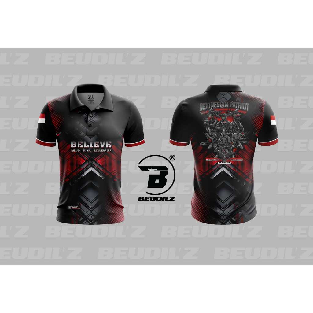 Beudilz apparel custom jersey believe /jersey indonesian patriot