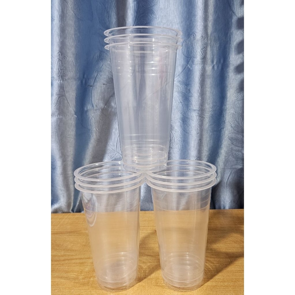 GELAS PLASTIK 22OZ DATAR/GELAS PLASTIK ES TEH SOLO JUMBO