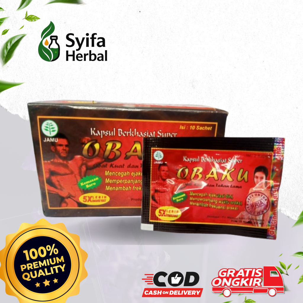 obaku original kapsul (versi raja kuat) Original 100% - Syifa Herbal