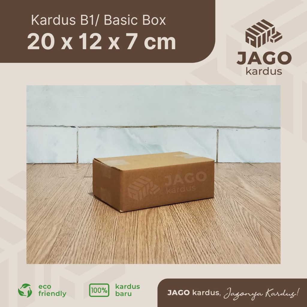 

Box Kardus Ukuran 20x12x7 cm