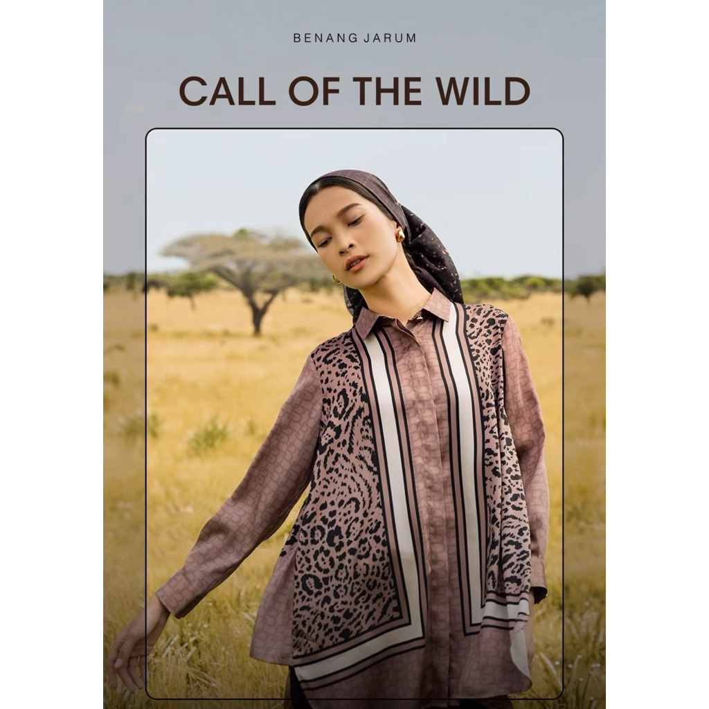 Monogram Benang Jarum- Call Of The Wild Godet Shirt Benang Jarum