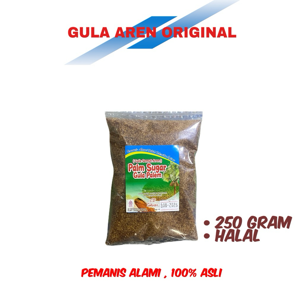 

gula aren bubuk kemasan 250g
