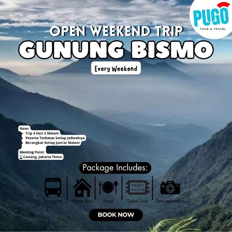 Paket Tour Wisata Open Trip Gunung Bismo (Dieng)