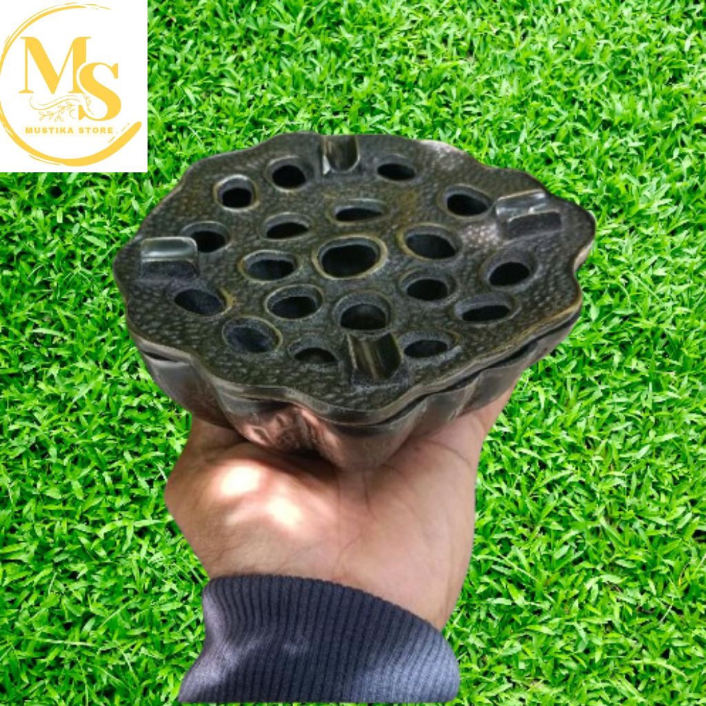 DISKON  Asbak tempat putung rokok jumbo motif Lawoh antik asbak unik Hiasan meja