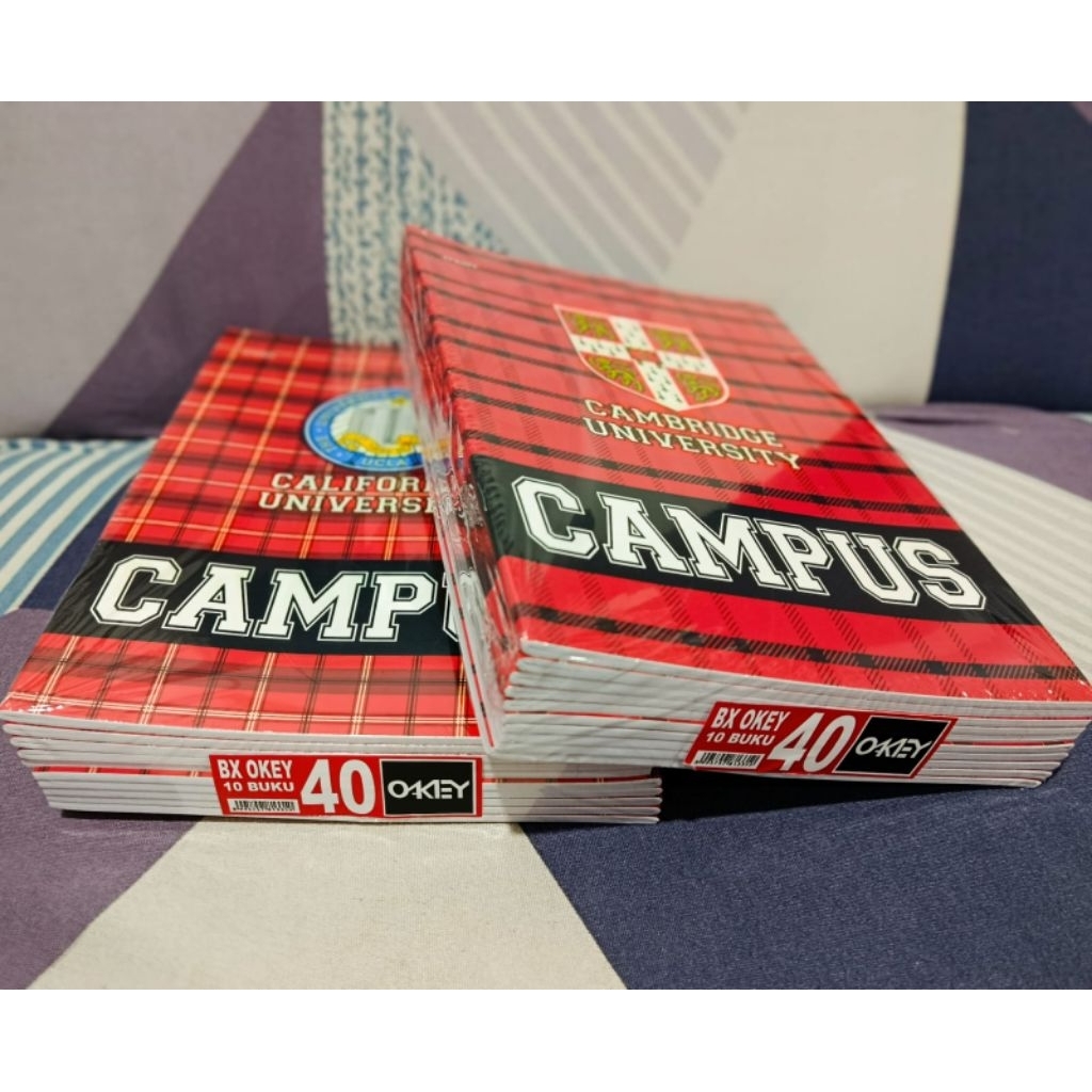

Buku Boxy Okey 40 motif Campus