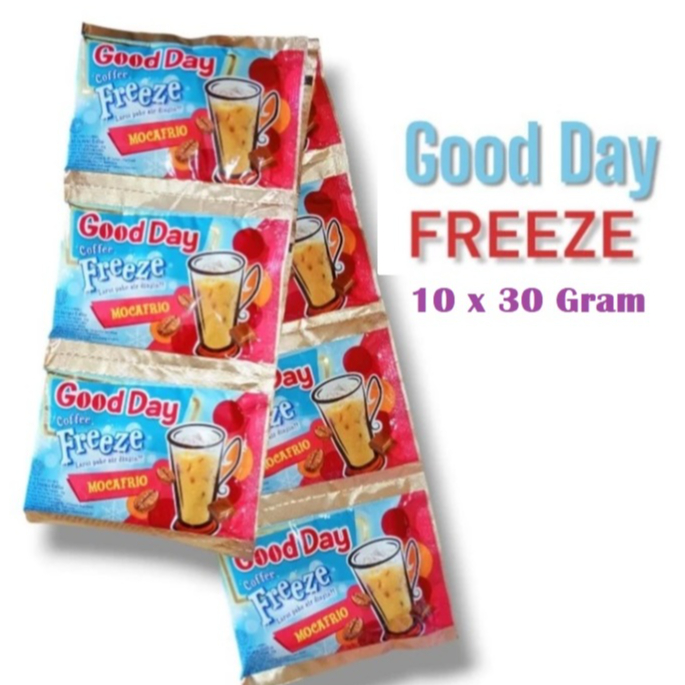 

Kopi Good Day Freeze Mocafrio 10 pcs × 30 Renceng