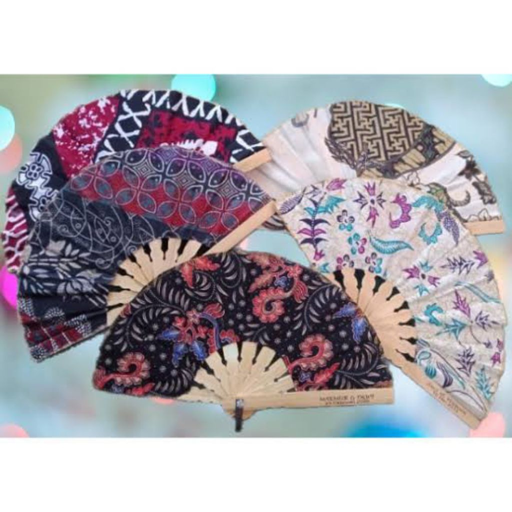 souvenir kipas batik 50pcs