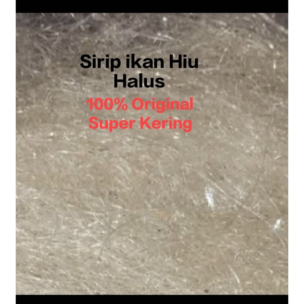 

Sirip Ikan Hiu Huachi Hisit Super Kering Asli Original Kualitas Premium Grade Super 100gram ( Halus)