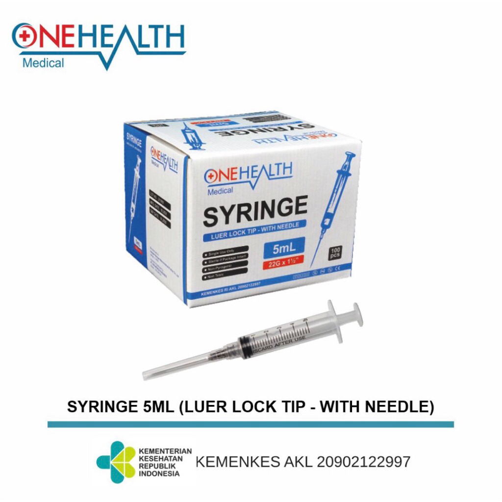 Syringe 5cc Onehealth