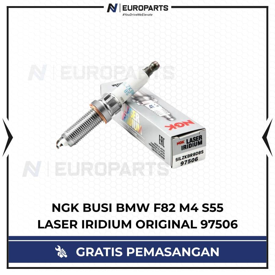 BUSI NGK BMW F82 M4 S55 SPARK PLUGS 97506 | BUSI LASER IRIDIUM UNTUK MESIN BMW F82 M4 S55